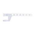 thumbnail image 2 of Aqestyerly Multi Hole Clothes Hanger Hook Multi-Function Clothes Drying Rack Clothes Support Storage Rack Suitable for Family Business Trip Travel Dormitory Students Multi Hole Hanger Hook,Multifu, 2 of 6