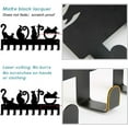thumbnail image 4 of Cats Metal Key Holder Cat Love Decorative 10 Hook Key Rack Organizer Wall Mounted Entryway Key Belt Umbrella Hooks Personalized Key Hanger Cat Lovers Gift for Wall Decoration, 4 of 7