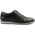 thumbnail image 2 of JUSTINREESS Paddy Men's Lace Up Leather Casual Shoes In Black Size 13, 2 of 6
