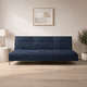 thumbnail image 2 of Sofa Cama Reclinable El Bazar Store Vegas Azul Terciopelo Marino Futon 3 posiciones Sala, 2 of 6