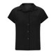 thumbnail image 4 of Tops de Manga Corta para las Mujeres de Ajuste Suelto, Color Sólido de Verano, Blusa de Cuello Turndown, Vestido de Camisa de Manga Corta para las Mujeres, 4 of 8