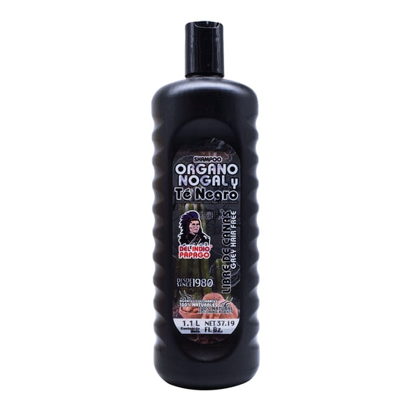 Shampoo Organo Nogal y Té Negro Libre de Canas 1.1 l