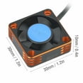 thumbnail image 3 of Lightweight RC Car Cooling Fan, RC Car Fan, RC Car Upgrade Parts for RC Car Remote Control Car, 3 of 8