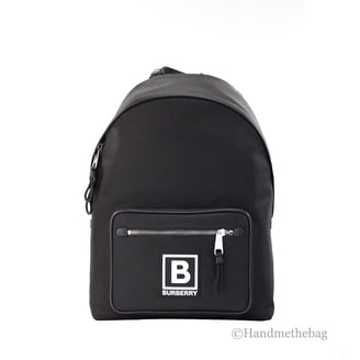 Burberry Medium Burgundy Econyl Nylon Rucksack Drawstring  display picture 2