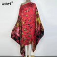 thumbnail image 3 of WINYI-caftán africano para mujer, ropa de playa de gran tamaño, traje de baño bohemio, bata de fiesta, ropa de Navidad, 3 of 4