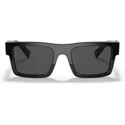 PRADA PR 19WSF 1AB5S0 Black Grey Lens Mens Sunglasses