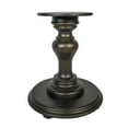 thumbnail image 3 of bingltd- 48" x 48" to 66" Extension 30" Tall Bradford Non-Brushed Brown Dining Table (TT4866-EXT-CHALK-Bradford-NB-Brown), 3 of 4