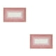 thumbnail image 3 of Injueey Alfombra de baño moderna con textura y parte inferior antideslizante, lavable a máquina, caja fuerte geométrica para baño, rosa, Rosa 40*60cm 2Conjunto, 3 of 6
