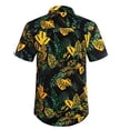 thumbnail image 3 of Camisa hawaiana para hombre, informal, holgada, playera, con solapa y botones Pompotops  oipoqjl44702, 3 of 3