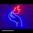 thumbnail image 2 of Glowneon Hand Fire Neon Sign, Hand Fire Led Light, Flame Neon Sign, Fire On Hand Neon Led, 2 of 4