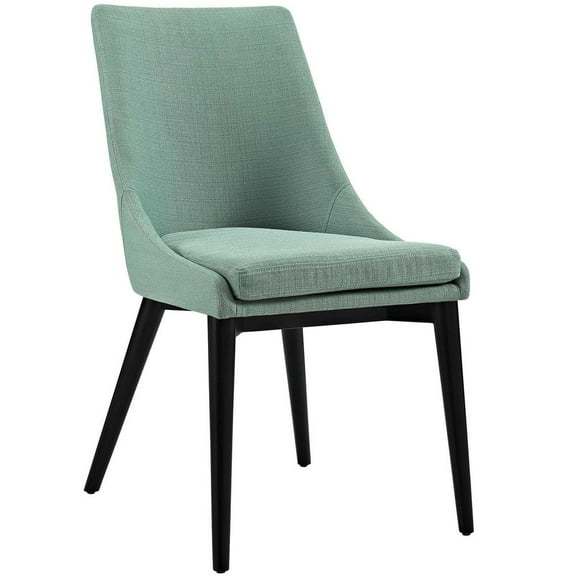Modway Viscount Fabric Dining Chair in Laguna