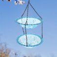 thumbnail image 4 of BESTYASH Bird Feeding Tool Bird Bath for Garden Blue PP 1Pack, 4 of 6