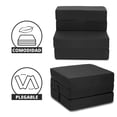 thumbnail image 5 of Sofá Cama Portátil Onof  SCI-MNEG Plegable 2 en 1 Individual Color Negro, 5 of 5