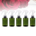 thumbnail image 2 of Miangastore 5pcs 100ml Refillable Subpackaging Bottle Spray Bottle with Convenient Trigger Fine Mist Sprayer Set(Green), 2 of 8