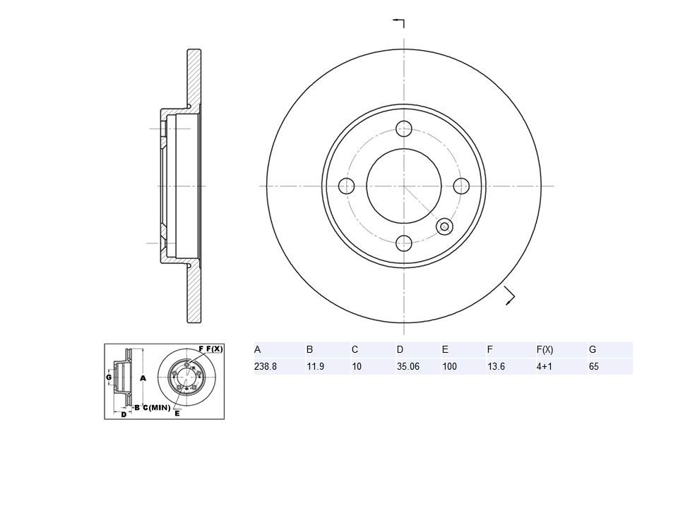 Winstop Brake Rotor, Front WS227595, Volkswagen Jetta 1999-1980