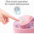thumbnail image 4 of Mini Ice Cream Maker, 17oz Automatic Home Ice Cream Maker, 15-Minute Quick Freeze, One-Touch Control for Family Use, 4 of 9