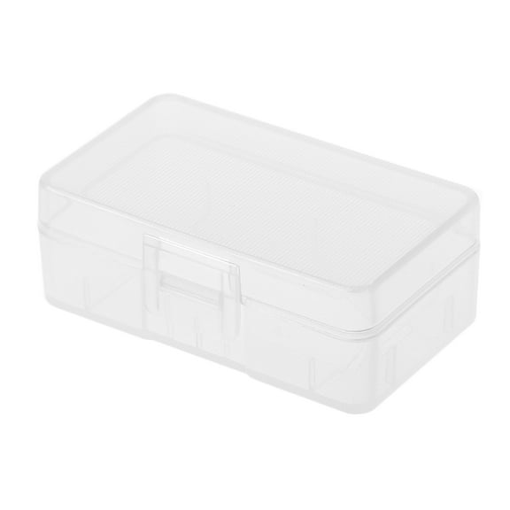 Plastic Clear Storage Box Organization Case Container Box Tool for 2Pcs LR06 Accessories