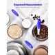 thumbnail image 4 of Measuring Cups and Spoons Set: U-Taste 18/8 Stainless Steel 10 Pieces Metal Stacking Kitchen Baking Cooking Food Measure Set 5 Cups 5 Spoons, 4 of 4