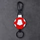 thumbnail image 4 of Llavero de cuerda con hebilla fácil de tirar, anillo retráctil antipérdida (rojo y blanco) Hugtrwg Para Estrenar, 4 of 9