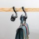 thumbnail image 2 of 4-pack - Clothes Hanger Handbag Hook - Acrylic Storage Hook - For Handbags, Backpacks and Bags, 2 of 4