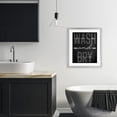 thumbnail image 2 of Wash And Dry Black Minimal Gray Framed Print Under Glass, design by Marcus Prime, 2 of 10