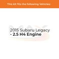 thumbnail image 3 of Max Advanced Brakes - Brake Kit for 2015 Subaru Legacy w/ 2.5 H4 Engine Front and Rear Replacement Drilled Slotted Black Coated Disc Brake Rotors and Ceramic Brake Pads, 3 of 10