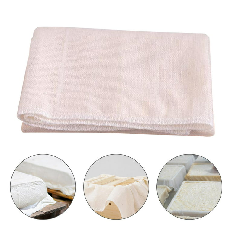 Cheese Cloth Fabric Food Grade Straining Strainer Filter Washable  Cheesecloth Filter Cloth Butter Muslin Cloth for Soy Butter 23x23inch 