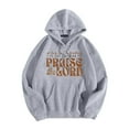 thumbnail image 2 of Praise The Lord Hoodies for Women Fall Winter Long Sleeve Christian Hooded Sweatshirt with Pockets Pullover Tops, 2 of 4