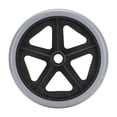 thumbnail image 1 of Wheelchair Wheels Electric Wheelchair Wheels Anti Slip Wheelchair Wheel Electric Wheelchair Wheels Wear Resistant Wheelchair Replacement Part Accessory8inch, 1 of 8