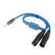 thumbnail image 5 of Cable mezclador de audio Baoblaze 2 UNIDS 3.5mm chapado en oro, 5 of 8
