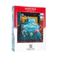 thumbnail image 7 of SUSSEXHOME Cosmos In Sky Cotton Duvet Cover Set Turquoise, Queen Size Duvet Cover, 1 Duvet Cover, 1 Fitted Sheet and 2 Pillowcases, Iron Safe, Hypoallergenic, Breathable , Machine Washable, 7 of 7