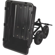 Strongway Heavy-Duty Poly Dump Cart, 1200-Lb. Capacity, 44in.L x 26in.W x 26-1/4in.H