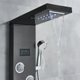 thumbnail image 6 of Senlesen Oil Rubbed Bronze LED Shower Panel Stainless Steel Spa Massage System, 6 of 14