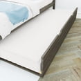 thumbnail image 5 of Max & Lily Full Size Bed Frame with Trundle, Classic Solid Wood Platform Bed for Kids, 5 of 10