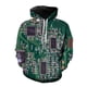 thumbnail image 2 of Sudadera con capucha con estampado 3D de chip electrónico creativo para hombre, ropa de calle informal de estilo Harajuku y hip hop, para primavera y otoño, 2 of 5