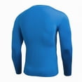 thumbnail image 3 of Miluxas Long Sleeve Tee Shirts for Men - Moisture Wicking Dry Fit Long Sleeve Shirts UV Sun Protection T-Shirts for Running Blue 12(XXL), 3 of 3