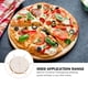 thumbnail image 4 of Juego de platos para pizza premium, plato único de postre triangular de cerámica grande para pizza, 4 of 8