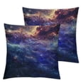 thumbnail image 2 of JRXY Galaxy Body Pillow Cover Blue Purple Outer Space Nebula Universe Star Night Starry Sky Long Case Protector with Zipper Decorative Soft Large Cases Covers for Bedding,Couch,Sofa 2pcs White, 2 of 6
