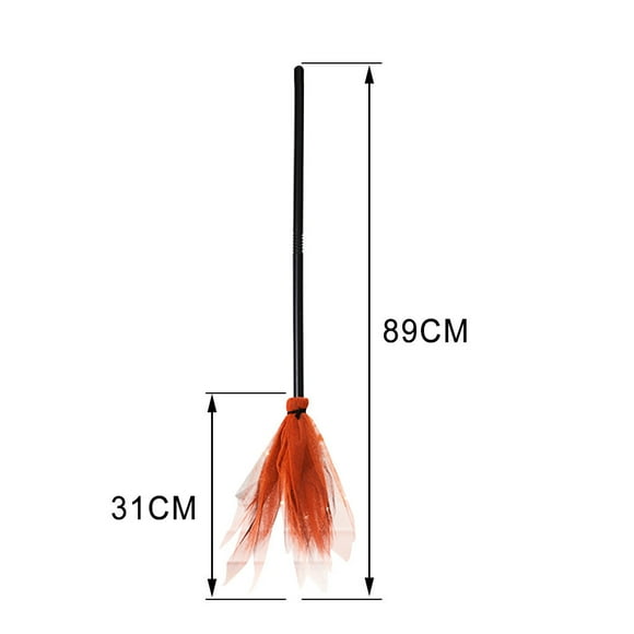 DPTALR Halloween Decoration Witch Flying Broomstick Party Dance Costume Props Dress Up