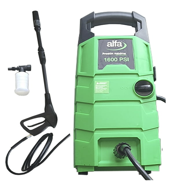 Hidrolavadora Electrica Alfa 1600 PSI 1.7 Hp 1300w