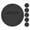 Black, variant on Dayesque 6pcs Rubber Bottoms Protector For Sublimation 56 mm Self Adhesive Tumblers Bottom Protective Non Slip Rubber Drink Coasters For Water Tumblers Jar