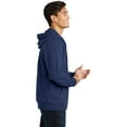 thumbnail image 3 of Port & Company Fan Favorite Fleece Full Zip Hooded Sweatshirt-XS (Team Navy), 3 of 6