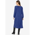 thumbnail image 3 of Woman Within Plus Size Petite Thermal Knit A-Line Dress, 3 of 6