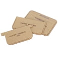 thumbnail image 4 of Lishi DIY Leather Pattern Wallet Mold Craft Tools - Set of 3 Acrylic Templates, 4 of 18