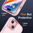 thumbnail image 6 of for iPhone 14 Plus Case with Invisible  Ring Stand Translucent iPhone 14 Plus Phone Case 6.7" [Compatible with MagSafe][-Grade Drop Protection][Great Grip Feeling], Pink, 6 of 15