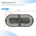 thumbnail image 3 of tuhisabiger  CN94N (2-Pack) Cast Iron Grill Cooking Grates Replacement for Coleman Roadtrip Grills LX LXE LXX, 3 of 5