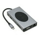 thumbnail image 5 of 13 en 1 Tipo C Hub Tipo C a HD Interfaz multimedia VGA 5 USB3.0 Tarjeta de memoria Tarjeta de almacenamiento RJ45 PD AUDIO3.5 Carga inalámbrica 10W Gris, 5 of 14