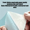 thumbnail image 4 of Dmlowu 6Pcs Disposable Toilet Seat Cover, Extended Thickened Toilet Pad with No-Peel Adhesive, Waterproof Breathable Paper Cushion for Travel Hotels Public Restrooms, 4 of 6