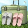 thumbnail image 5 of Zapatillas de casa plegables de EVA para hombre y mujer, zapatos planos antideslizantes para interiores, Hotel, viaje, baño, novedad de 2024, 5 of 5