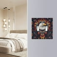 thumbnail image 4 of Yayeee Toggle Light Switch Wall Plate 2-Gang 4.56"x4.48" Decorative Outlet Cover, Brown Abstract Eagle, 4 of 7